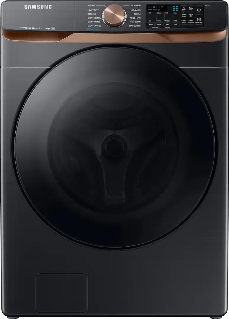 Samsung WF50BG8300AVUS 5.0 cu. ft. High-Efficiency Stackable Smart Front Load Washer with Steam and Super Speed Wash (2022)